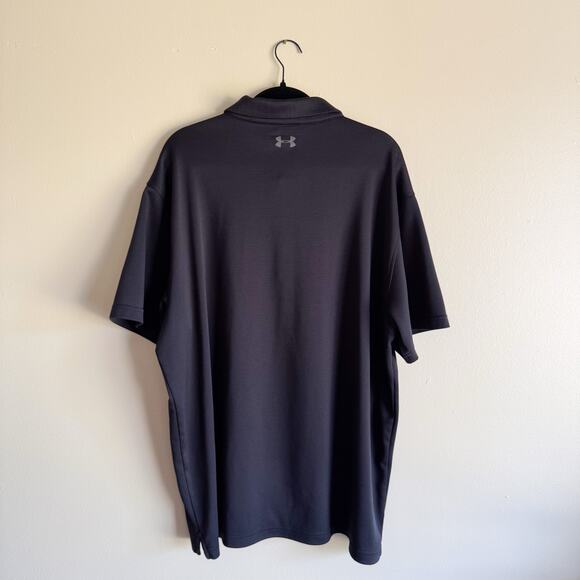 Under Armour Black Loose Fit Heat Gear Short Sleeve Polo - 3XL - Picture 5 of 6